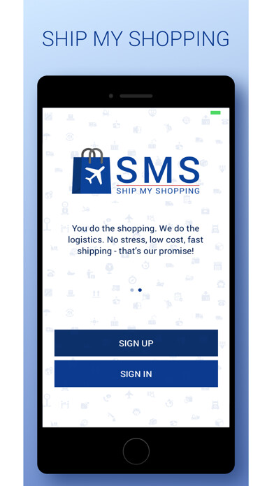 Emulate iPhone app ShipMyShoppings using MyAndroid