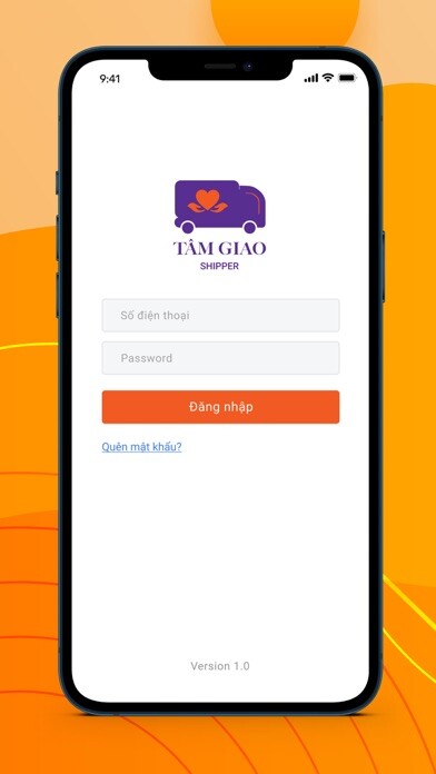 Emulate iPhone app Shipper Tâm Giao using MyAndroid