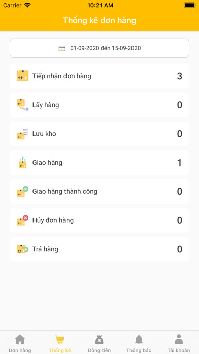 Emulate iPhone app Shipperviet - DV Giao Hàng using MyAndroid
