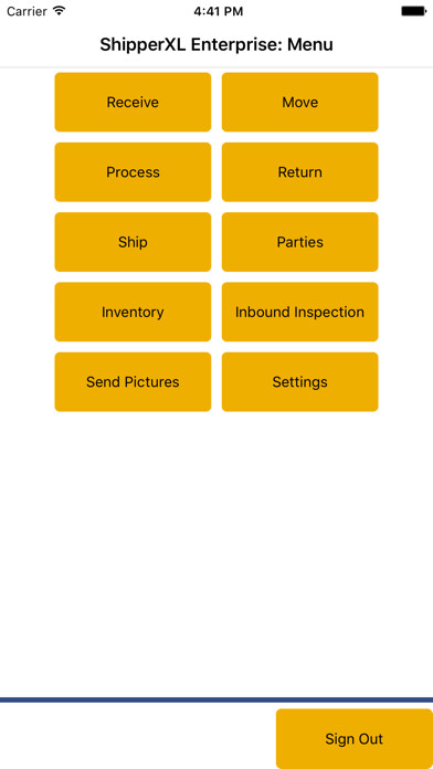 Emulate iPhone app ShipperXL using MyAndroid
