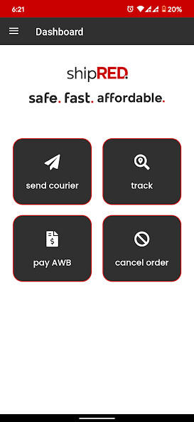 Run android online APK shipRED from MyAndroid or emulate shipRED using MyAndroid