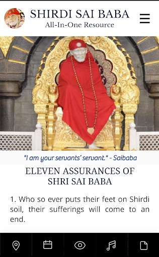 Run android online APK Shirdi Sai Baba All-In-One App With Live Darshan from MyAndroid or emulate Shirdi Sai Baba All-In-One App With Live Darshan using MyAndroid