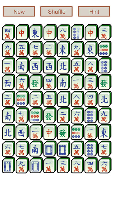 Emulate iPhone app Shisen-Sho Mahjong using MyAndroid Emulate iPhone app Shisen-Sho Mahjong using MyAndroid