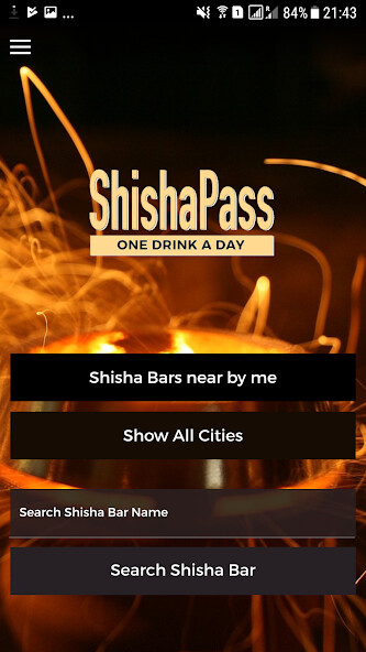 Run android online APK ShishaPass - Discover Shisha Bars Get One Drink from MyAndroid or emulate ShishaPass - Discover Shisha Bars Get One Drink using MyAndroid Run android online APK ShishaPass - Discover Shisha Bars Get One Drink from MyAndroid or emulate ShishaPass - Discover Shisha Bars Get One Drink using MyAndroid