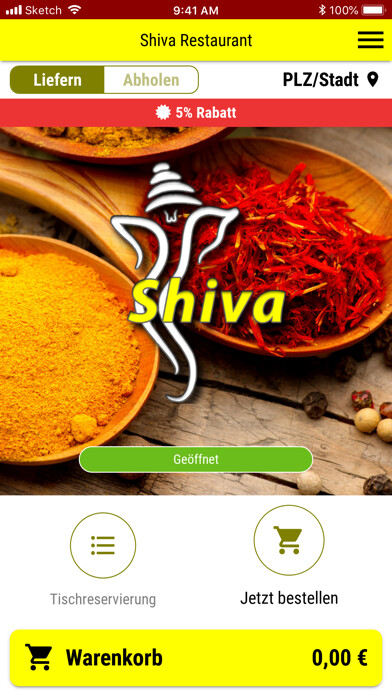 Emulate iPhone app Shiva Restaurant using MyAndroid Emulate iPhone app Shiva Restaurant using MyAndroid