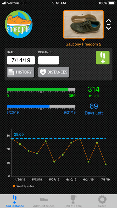 Emulate iPhone app ShoeCycle using MyAndroid Emulate iPhone app ShoeCycle using MyAndroid