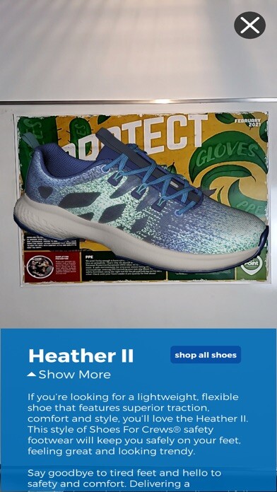 Emulate iPhone app Shoes For Crews© AR using MyAndroid Emulate iPhone app Shoes For Crews© AR using MyAndroid