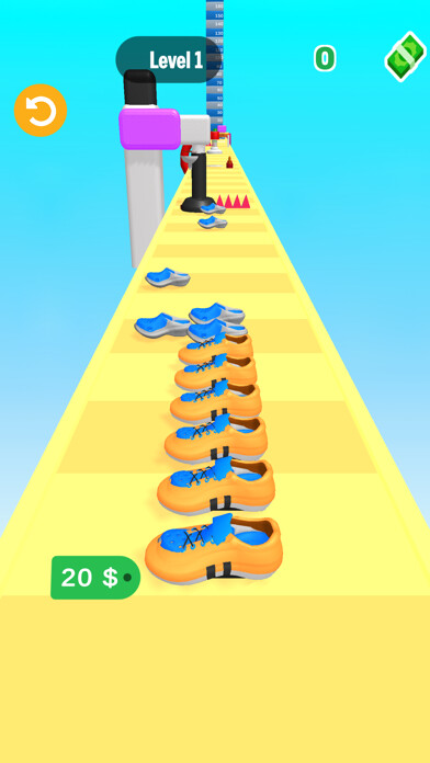 Emulate iPhone app Shoes Stack 3D - Sneakers Run using MyAndroid Emulate iPhone app Shoes Stack 3D - Sneakers Run using MyAndroid