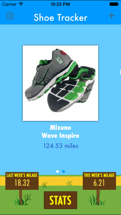 Emulate iPhone app Shoe Tracker using MyAndroid