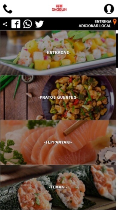 Emulate iPhone app Shogun Sushi Bistrô using MyAndroid Emulate iPhone app Shogun Sushi Bistrô using MyAndroid