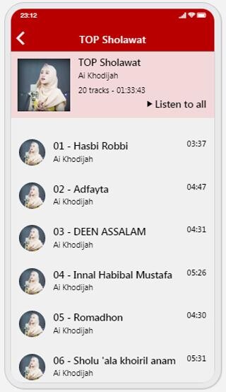 Emulate Android APK Sholawat Ai Khodijah Full Album