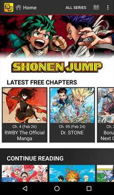 Emulate Android APK Shonen Jump