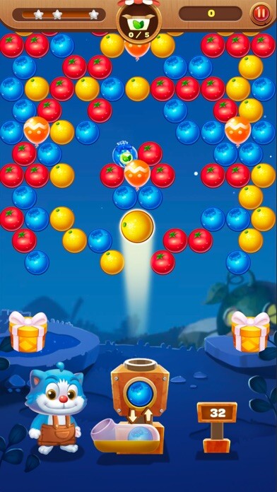 Emulate iPhone app Shoot Ball Fruit Splash using MyAndroid