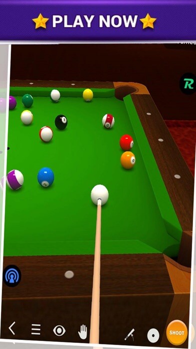 Emulate iPhone app Shoot Billiard Ball 2 using MyAndroid