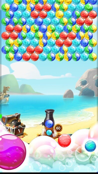 Emulate iPhone app Shoot Bubble Gems using MyAndroid