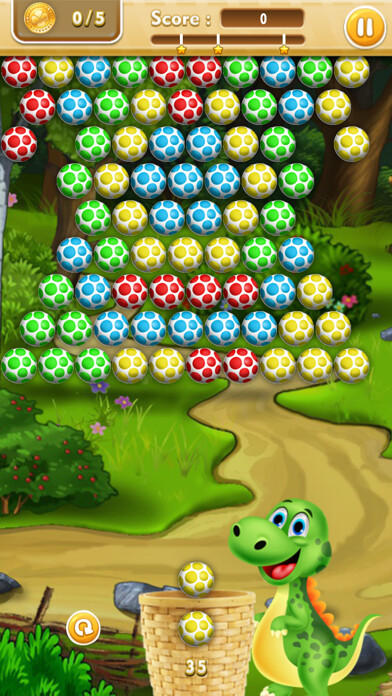 Emulate iPhone app Shoot Dinosaur Eggs - Bubble Shooter using MyAndroid Emulate iPhone app Shoot Dinosaur Eggs - Bubble Shooter using MyAndroid