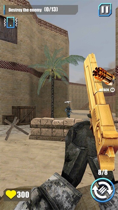 Emulate iPhone app Shooting Enemy Strike using MyAndroid Emulate iPhone app Shooting Enemy Strike using MyAndroid