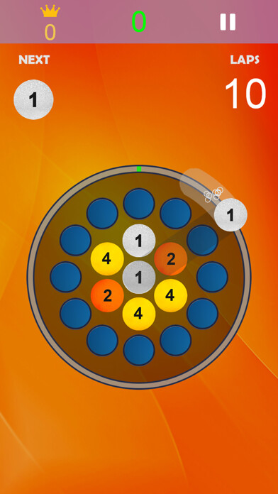 Emulate iPhone app Shoot n Laps - Merge Puzzle using MyAndroid