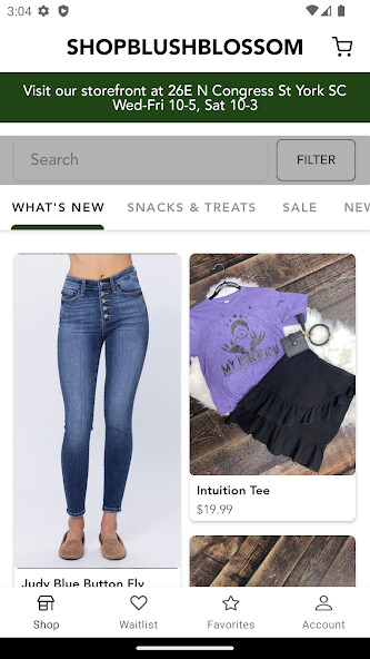 Emulate iPhone app SHOPBLUSHBLOSSOM using MyAndroid Emulate iPhone app SHOPBLUSHBLOSSOM using MyAndroid
