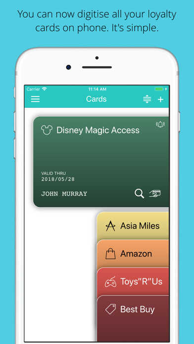 Emulate iPhone app Shop Card - Your Loyalty Cards using MyAndroid Emulate iPhone app Shop Card - Your Loyalty Cards using MyAndroid