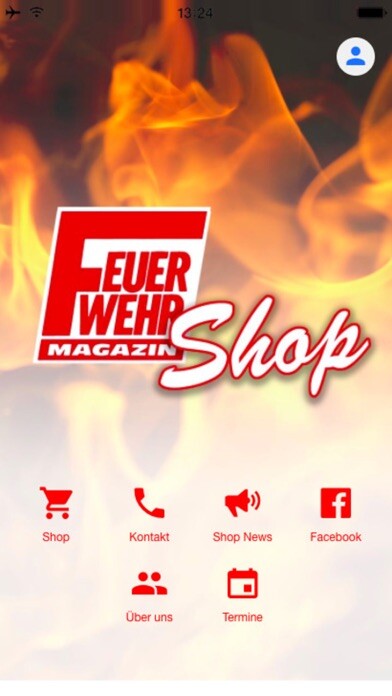 Emulate iPhone app Shop Feuerwehr-Magazin using MyAndroid