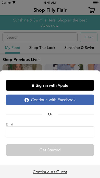 Emulate iPhone app Shop Filly Flair using MyAndroid Emulate iPhone app Shop Filly Flair using MyAndroid