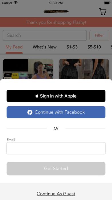 Emulate iPhone app Shop Flashy using MyAndroid Emulate iPhone app Shop Flashy using MyAndroid