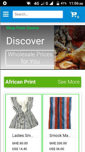 Run android online APK ShopFromSource from MyAndroid or emulate ShopFromSource using MyAndroid