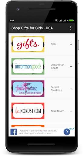 Run android online APK Shop Gifts for Girls - USA from MyAndroid or emulate Shop Gifts for Girls - USA using MyAndroid