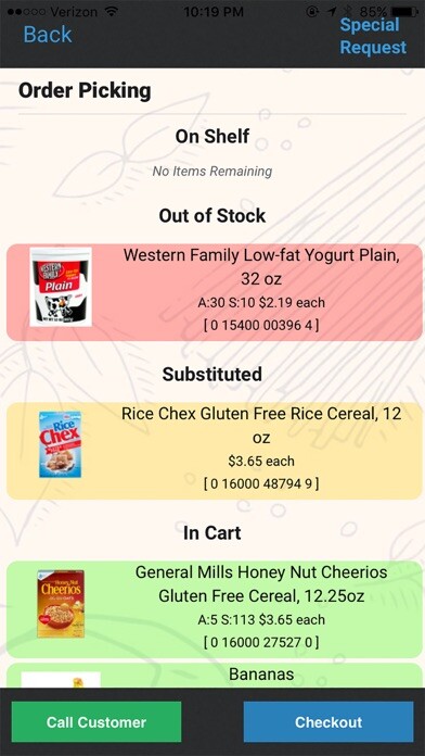 Emulate iPhone app ShopHero Fulfillment using MyAndroid