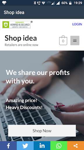 Run android online APK Shop idea from MyAndroid or emulate Shop idea using MyAndroid