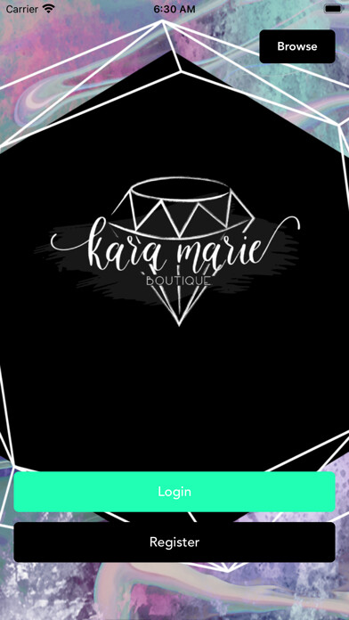 Emulate iPhone app Shop KaraMarie Boutique using MyAndroid Emulate iPhone app Shop KaraMarie Boutique using MyAndroid