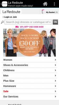 Emulate Android APK Shop La Redoute UK Emulate Android APK Shop La Redoute UK