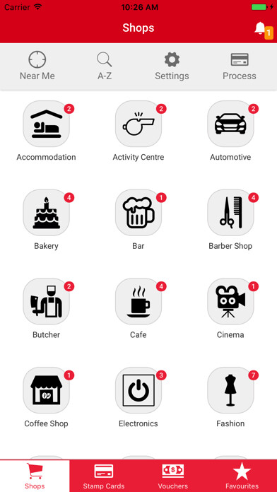 Emulate iPhone app Shop Local Club Card using MyAndroid