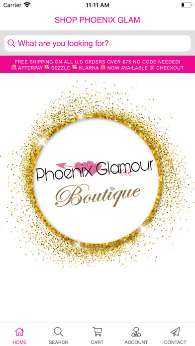 Emulate iPhone app Shop Phoenix Glam using MyAndroid Emulate iPhone app Shop Phoenix Glam using MyAndroid