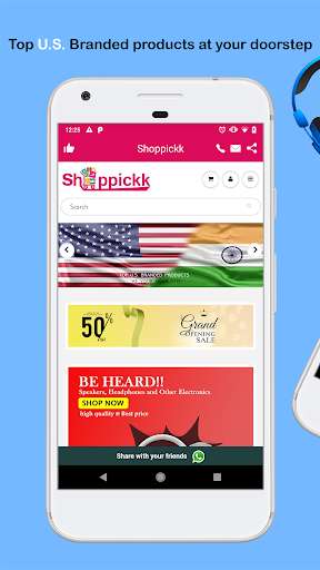 Run android online APK Shoppickk - Online Shopping from MyAndroid or emulate Shoppickk - Online Shopping using MyAndroid