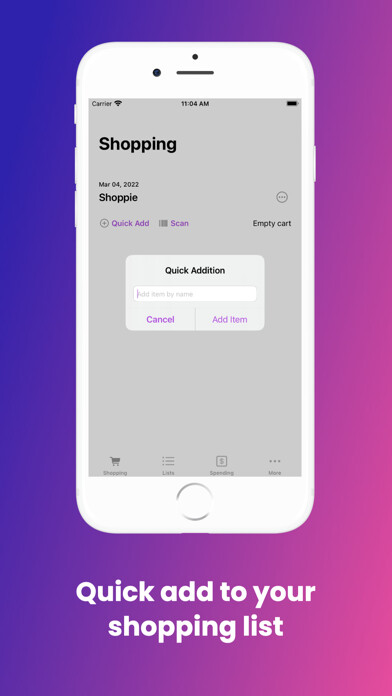 Emulate iPhone app Shoppielist - Grocery and more using MyAndroid Emulate iPhone app Shoppielist - Grocery and more using MyAndroid