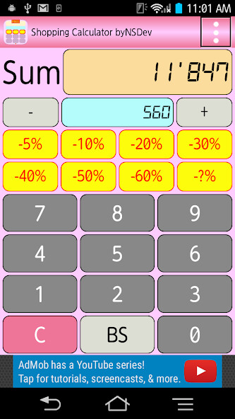 Emulate iPhone app ShoppingCalculator byNSDev using MyAndroid Emulate iPhone app ShoppingCalculator byNSDev using MyAndroid