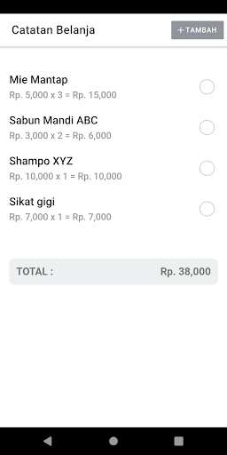 Run android online APK Shopping List - Catatan Belanja from MyAndroid or emulate Shopping List - Catatan Belanja using MyAndroid