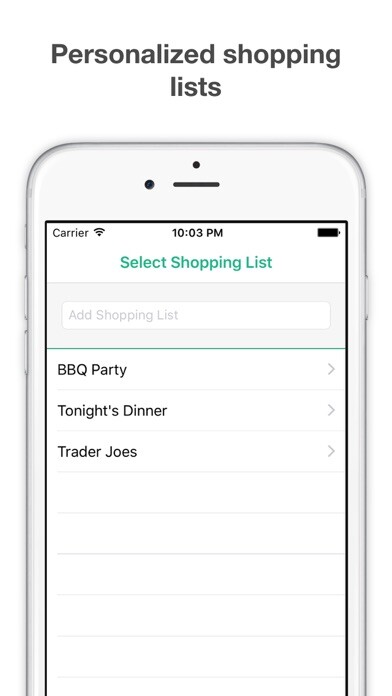 Emulate iPhone app Shopping List : Grocery List using MyAndroid Emulate iPhone app Shopping List : Grocery List using MyAndroid