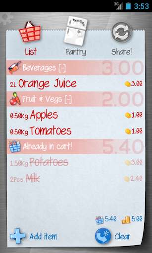 Emulate Android APK Shopping List - ListOn Free Emulate Android APK Shopping List - ListOn Free