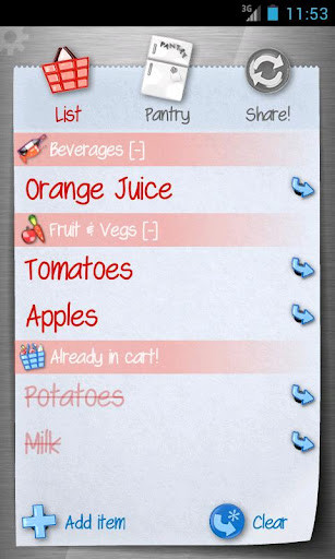 Run android online APK Shopping List - ListOn from MyAndroid or emulate Shopping List - ListOn using MyAndroid