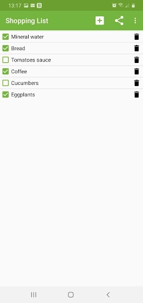 Run android online APK Shopping List - Tiny  Easy from MyAndroid or emulate Shopping List - Tiny  Easy using MyAndroid