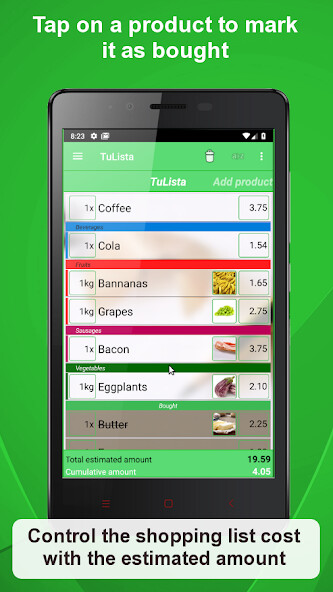 Run android online APK Shopping List - TuLista from MyAndroid or emulate Shopping List - TuLista using MyAndroid
