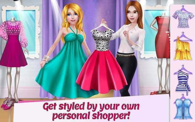 Web online Shopping Mall Girl - Dress Up & Style Game