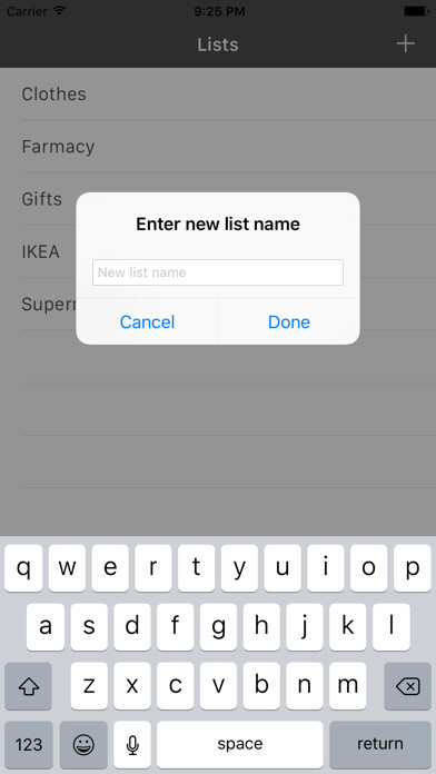 Emulate iPhone app Shopping. Share grocery lists using MyAndroid Emulate iPhone app Shopping. Share grocery lists using MyAndroid