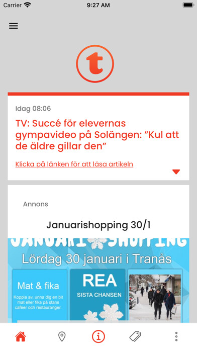 Emulate iPhone app Shopping Tranås using MyAndroid Emulate iPhone app Shopping Tranås using MyAndroid