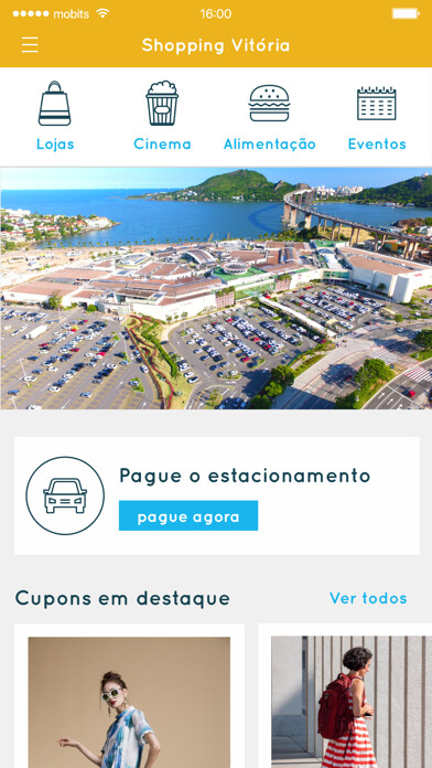 Emulate iPhone app Shopping Vitória using MyAndroid