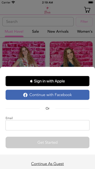 Emulate iPhone app Shop Pixie using MyAndroid Emulate iPhone app Shop Pixie using MyAndroid