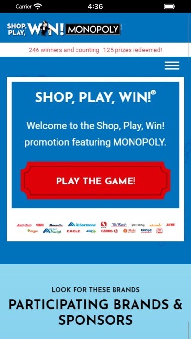 Emulate iPhone app Shop, Play, Win!® MONOPOLY using MyAndroid Emulate iPhone app Shop, Play, Win!® MONOPOLY using MyAndroid